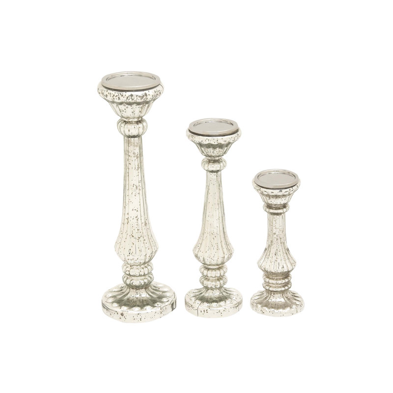 Glass Tabletop Candlestick