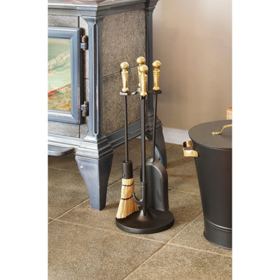 Reddin Iron Fireplace Tool Set