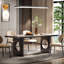 Combinaison de table et de chaises en pierre légère de luxe-103023810