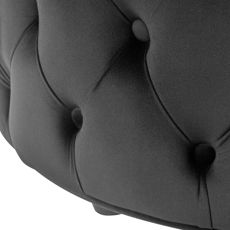 Repose-pieds Amram, Velours noir