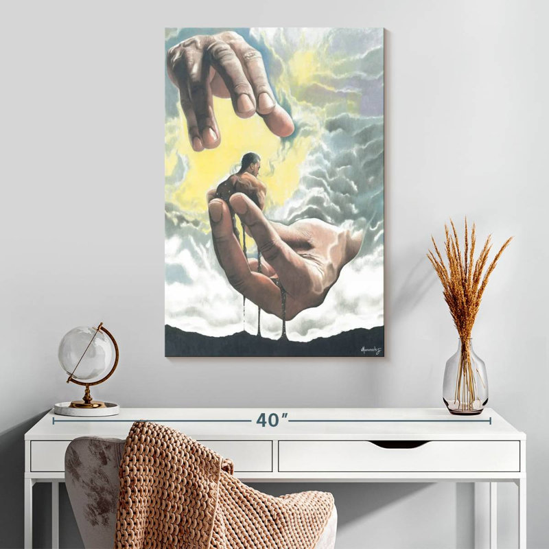 Adella Creation Of Man, 30" H x 20" W