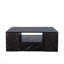 Table basse haute DEL 14,57 po, tables basses modernes pour le salon, table basse de rangement, petite table basse, table centrale avec 2 tiroirs et tablette latérale ouverte-967520801