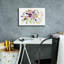 «Pink and Purple Poppies» par Shirley Novak, art mural sur toile-1913878245
