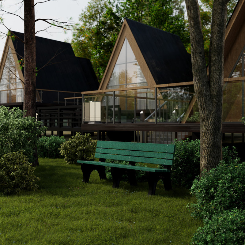 Banc Heritage Park, Vert / noir, 6 pi