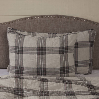 Plaid Sham Set