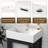 20 Inch Single Bathroom Vanity With Ceramic Sink And Ample Storage