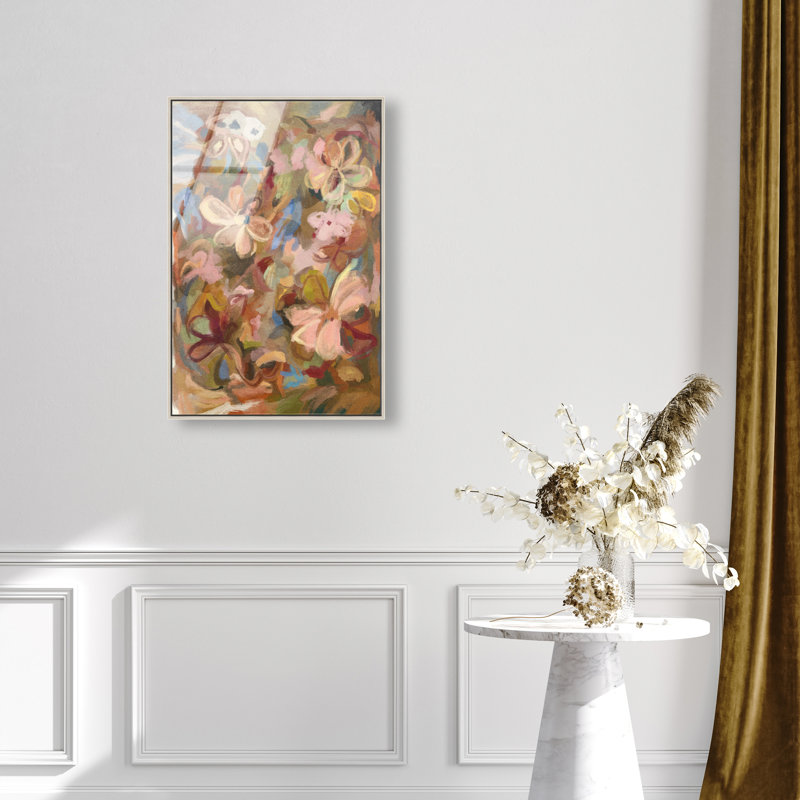 Moving Eden II Print by Oliver Gal, 31"H x 21"W, Silver Floater Frame