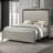 Carthage Wood Queen Size Panel Bed, Gray-124342741