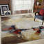Carruthers Abstract Area Rug in White-1952455436