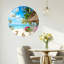 "Tropical Beach", horloge murale en verre-245057668