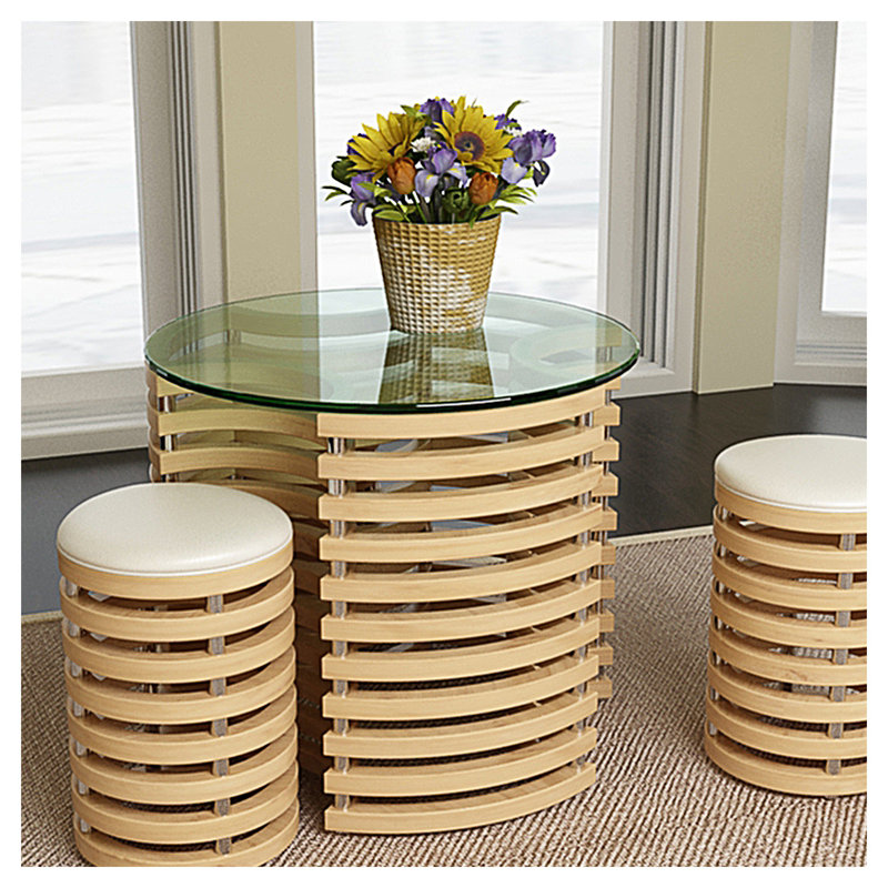 Protecteur de table rond en verre trempé 20 po - Remplacement transparent de 1/4 po d'épaisseur pour les tables basses, de patio et de salle à manger