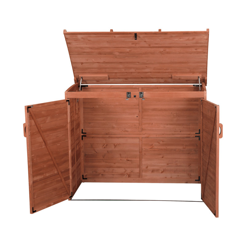Large Horizontal Refuse Storage Shed