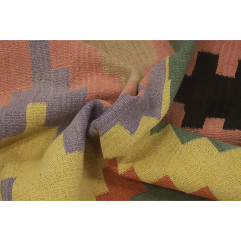 Geometric Kilim Square Area Rug 6x6