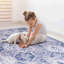 Tapis bleu lavable 2 pi x 3 pi-1777708222