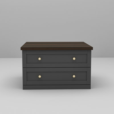 Modern Lift-Top Coffee Table With Hidden Storage And 2 Drawers, Soft Close Design -  Latitude Run®, 504AC327D3CD44B29377C05EB1655501