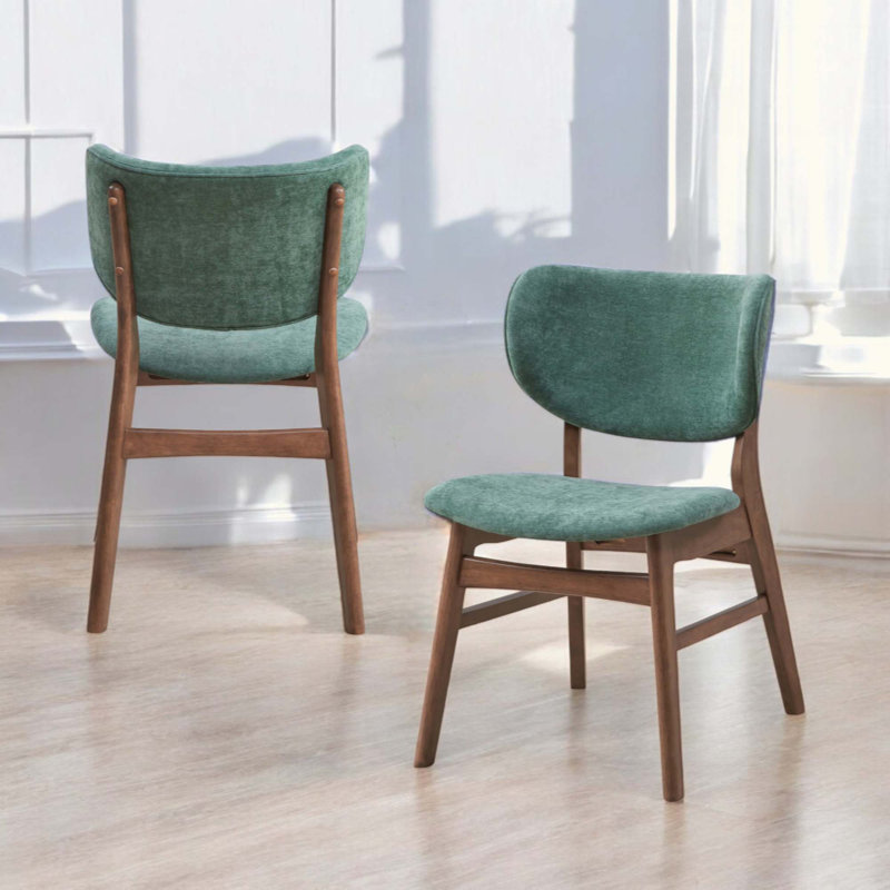 Chaises d'appoint confortables avec sièges et dossiers rembourrés, résistantes à l'eau, aux égratignures et aux frottements à l'huile, idéales pour toute pièce, ensemble de deux