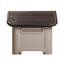 Dog House for Small/Medium Breeds, Espresso/Beige