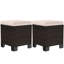 Ensemble de 2 repose-pieds en osier pour repose-pieds-872103120-869138318