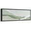 «Minimal Landscape Abstract Texture Green and White», reproduction sur toile-98041962-111176808