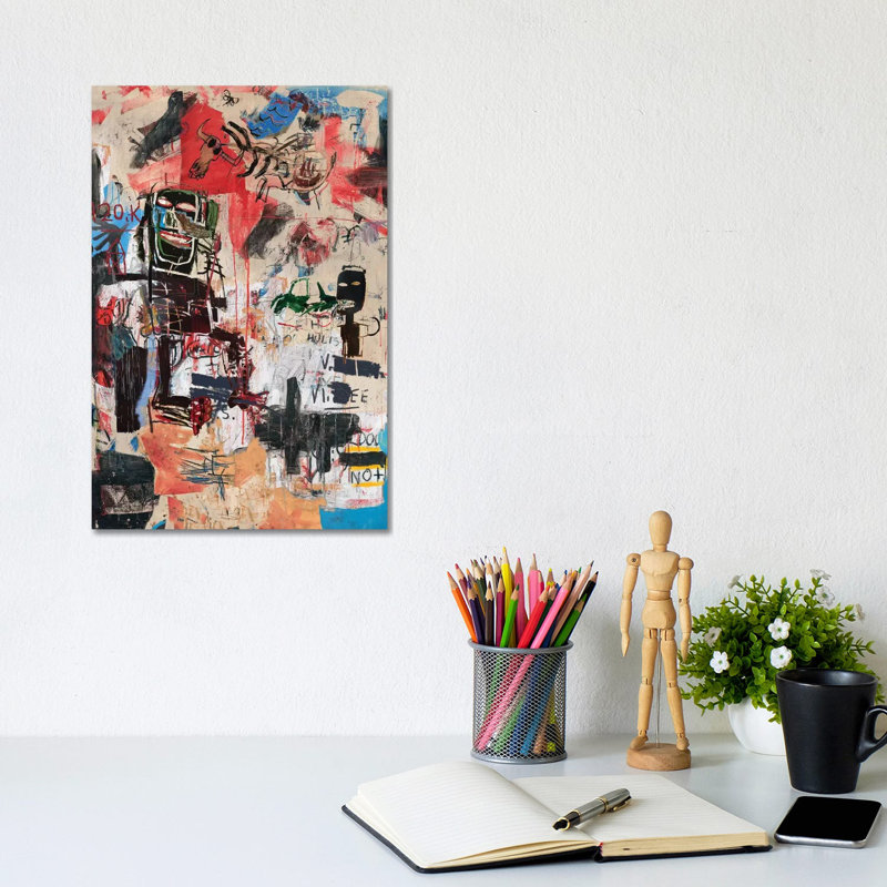 Crazy Crazy by PinkPankPunk - Wrapped Canvas Print, 20.32 cm H x 30.48 cm W