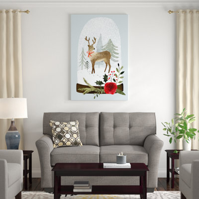 Snow Globe Village Collection B by Victoria Barnes - Graphic Art Print