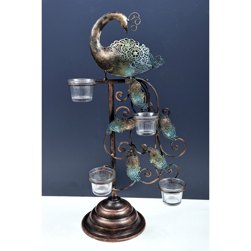21'' H Iron Tabletop Candelabra