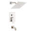 Robinet de douche avec bec de baignoire-60544256