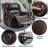 Heated Massage Swivel Rocking Recliner-1983492146