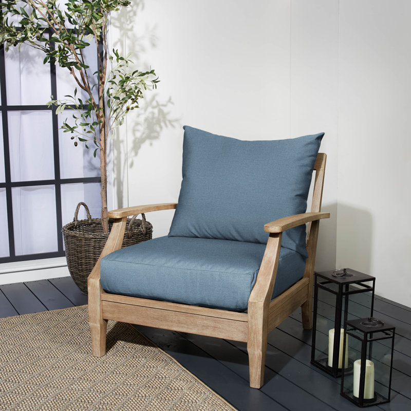 Coussin de siège / dossier d'extérieur Sunbrella, L 25 po x P 25 po, Sunbrella® bleu