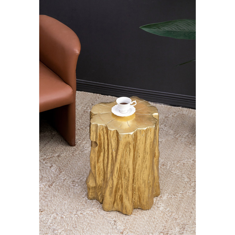 Table d'appoint 13,5X13x20 "Golden
