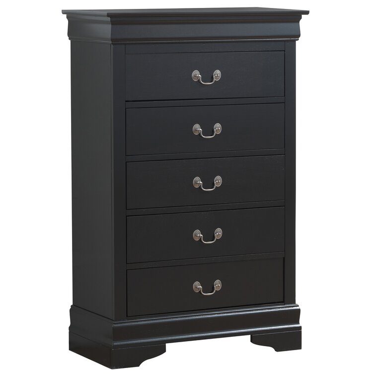 The Louis Phillipe Collection - Louis Philippe 5-drawer Chest White -  204695 at Jaxco Mattress Store in Jacksonville, FL.