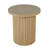 Tannen 24" Round Mid-Century Modern Fluted Pedestal Base End Table-103563102