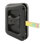 Black Plastic Hat Section Screen Door Handle and Latch (Single Pack)