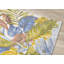 Tapis floral vert / bleu Grogg-1632562247