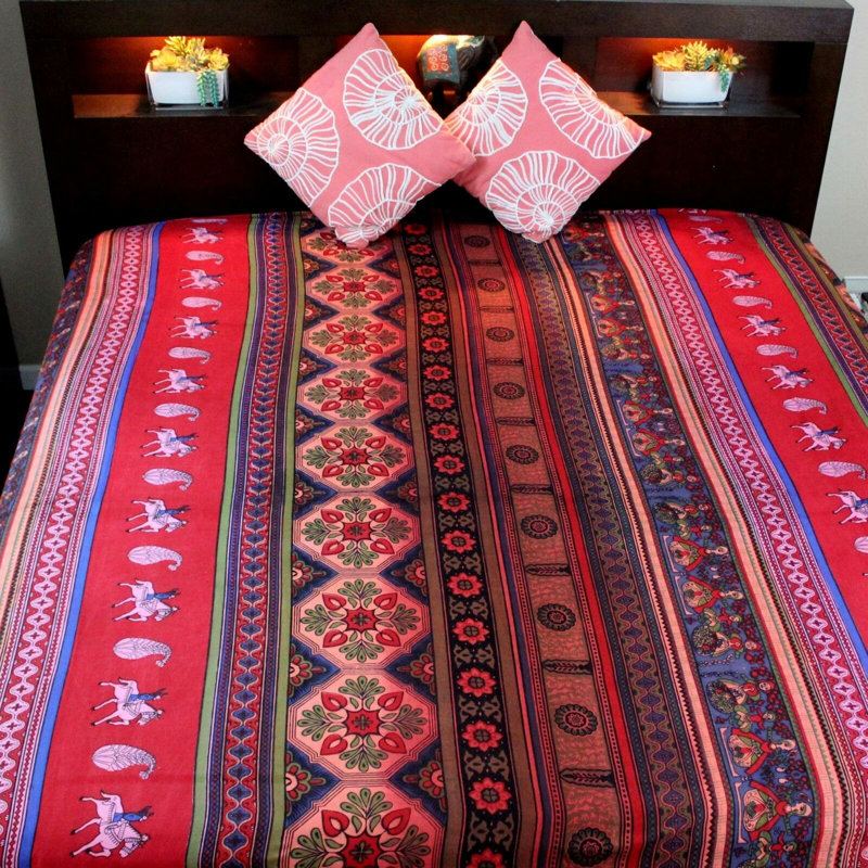 Cotton Tapestry, Red