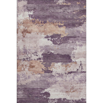 Premium Machine Washable Mayfield AMF2372 Abstract Rug