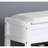 White Seating Bench With Shoe Holder And Shelf Space - Practical Storage Transitional Design For Any Decor-343548156