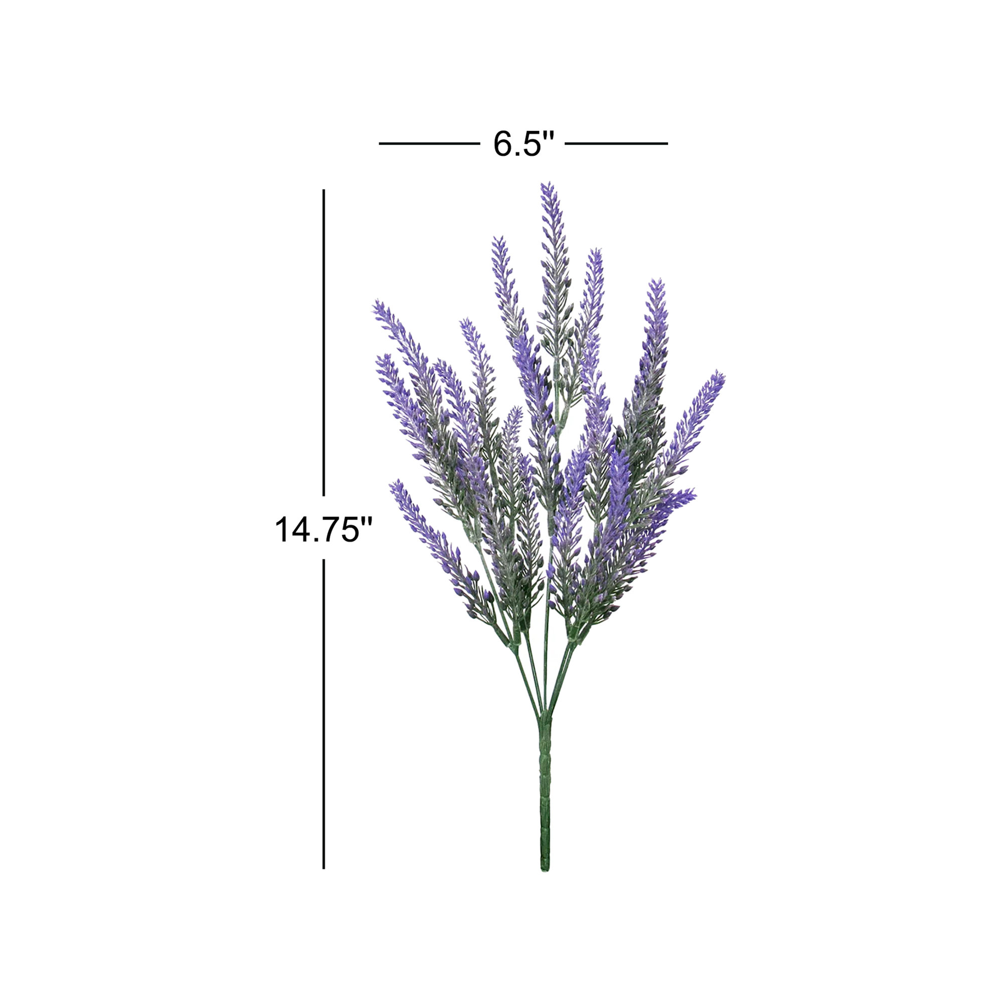 Plastic Lavender Bush, Purple