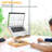 Adjustable Book Stand For Reading, 360 Degree Book Holder Hands Free With Phone Holder Slot And File Organizer, Foldable Desktop Riser For Laptop, Recipe, Textbook,Cookbook Stand