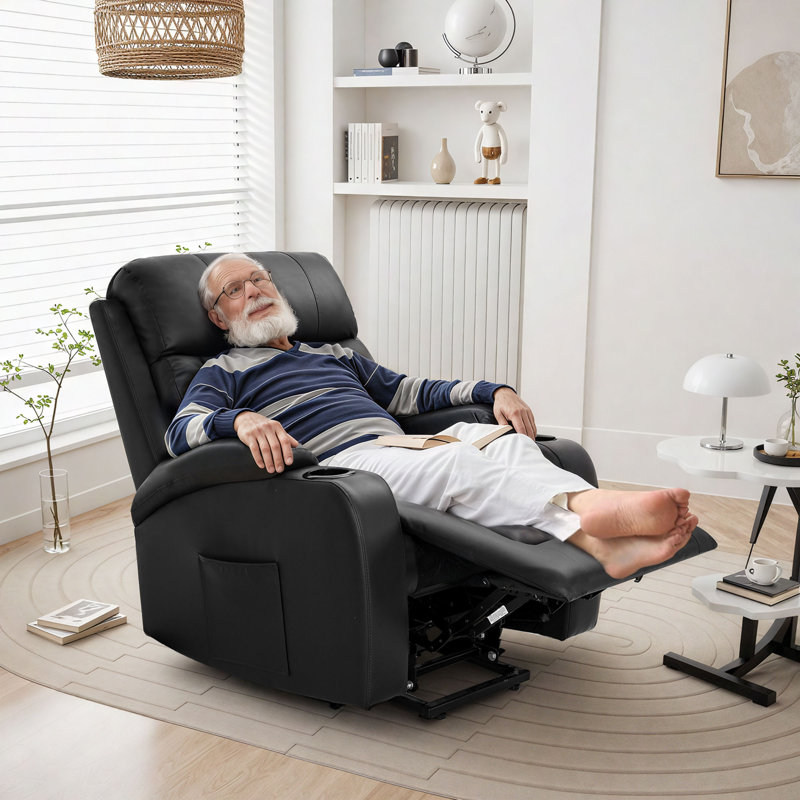 Taichi Heated Massage Chair, Black