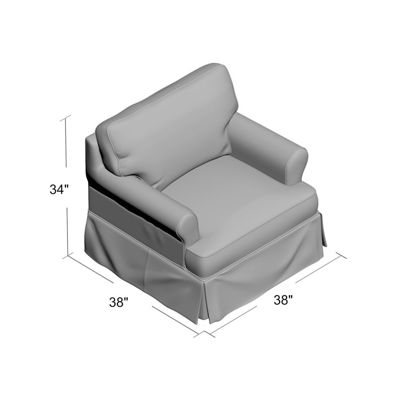 Fauteuil en coton Wesham