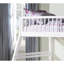Lit superposé à finition blanche avec rangement fonctionnel - Assemblage simple et sécuritaire pour une utilisation simple et polyvalente