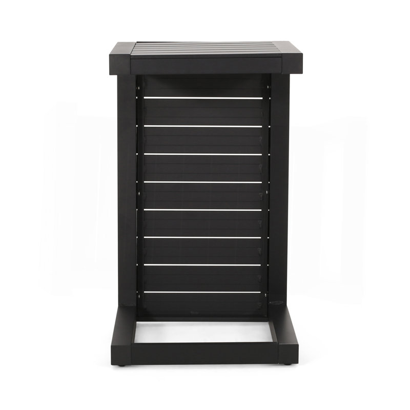 Table en C noire, Noir