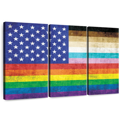 Khyia Grunge American Pride Flag