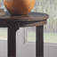 Ensemble de tables basses rondes rondes rondes rondes 24 pouces 2PCS, table d'appoint de style rustique Mid-Century, table de bout pour salon, bureau, appartement-738041184