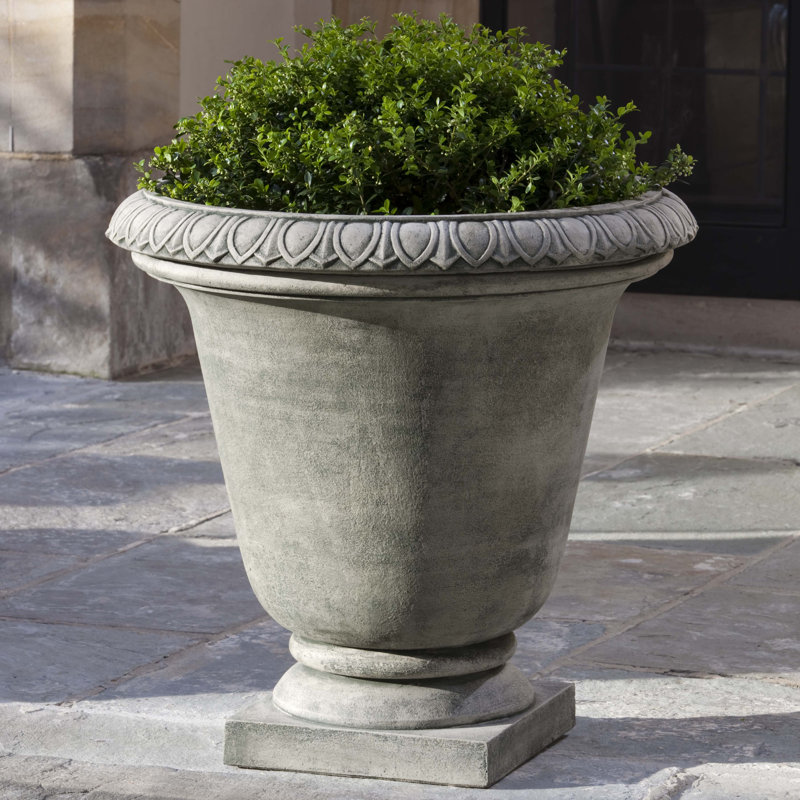 Millbridge Handmade Planter, Graystone, 26.5" H x 27" W x 27"D