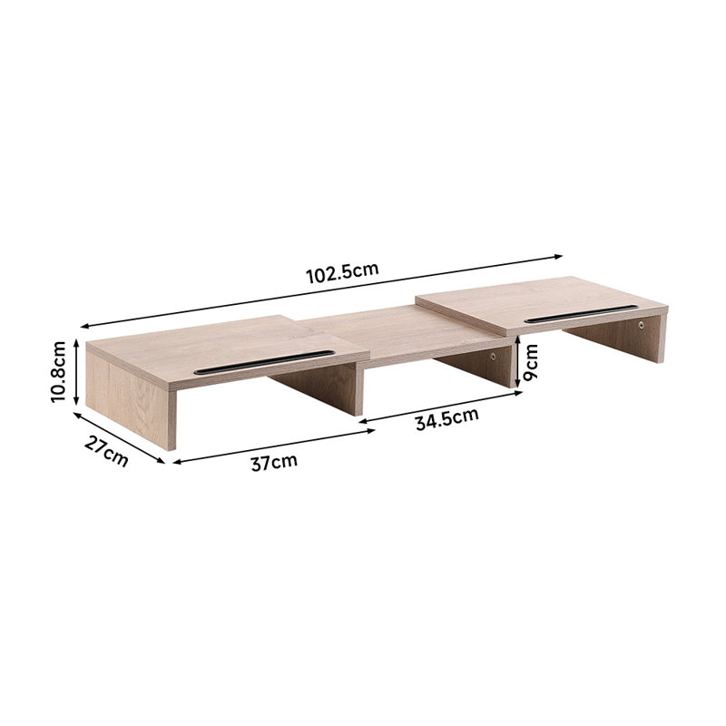 Nevide Wood Monitor Stand