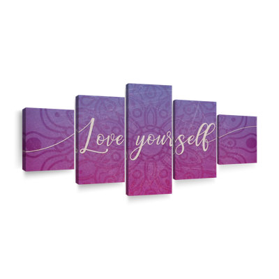 «Love Yourself», reproduction d'art sur toile