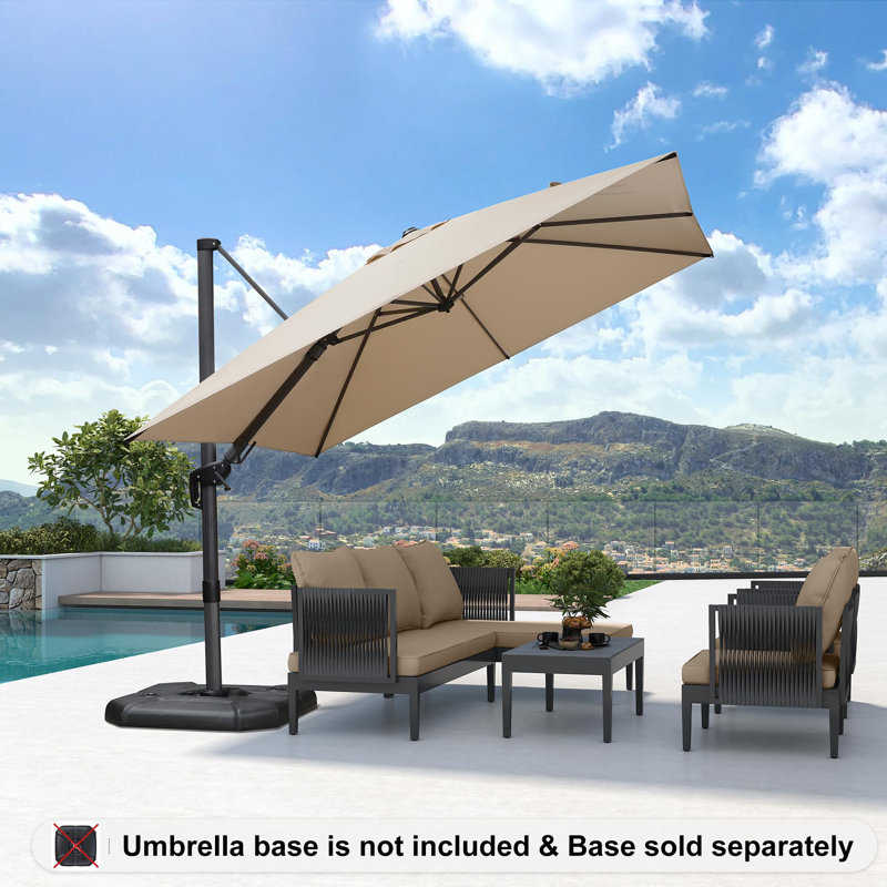 304cm Cantilever Parasol, Beige
