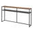  Yamazaki Home Tower Long Console Table For Entryway Or Hallways, Narrow Behind Sofa Table With Wooden Top And Metal Shelf - Shelf, 26" - Steel-99182031